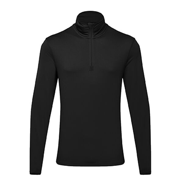Men's TriDri® recycled long sleeve brushed back ¼ zip Thumbnail