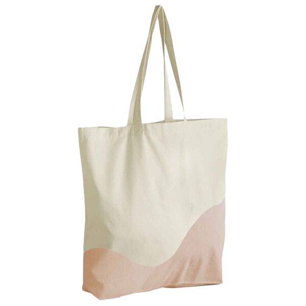 Westford Mill Organic Cotton Wave Print Maxi Tote Bag Thumbnail