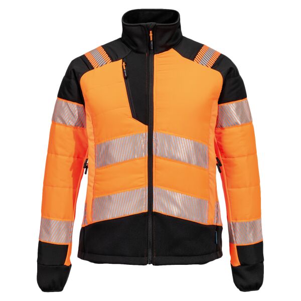 Women’s PW3 Hi-vis hybrid baffle jacket (T171) Thumbnail