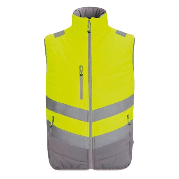 Hi-vis two-tone thermal bodywarmer Thumbnail