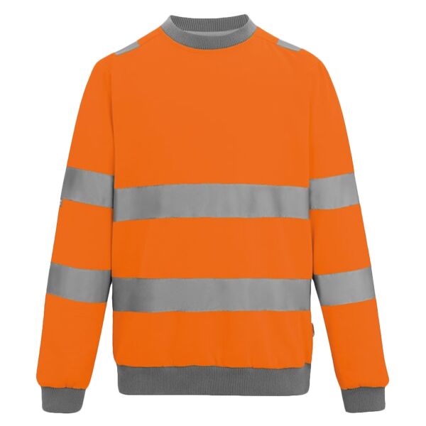 Hi-vis Pro contrast crew neck sweatshirt Thumbnail