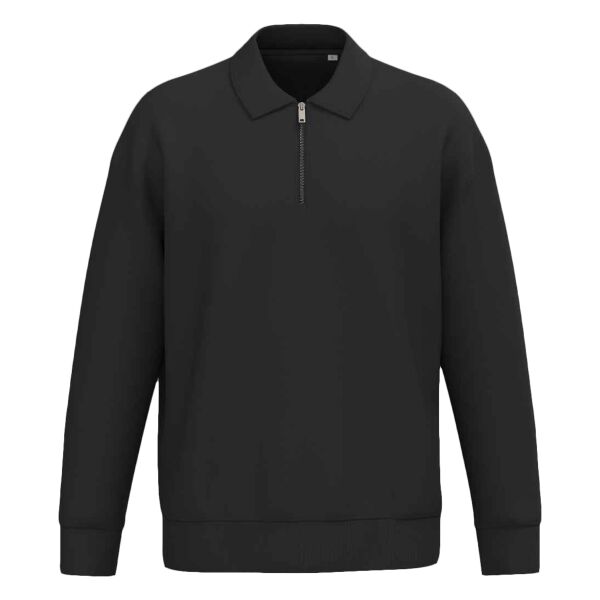 Native Spirit Unisex 1/4 Zip Sweatshirt with Polo Collar Thumbnail