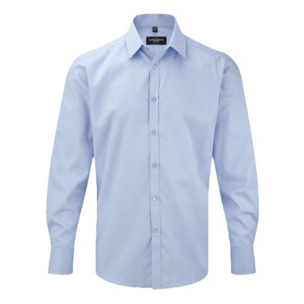 Russell Athletic Collection Long Sleeve Herringbone Shirt Thumbnail