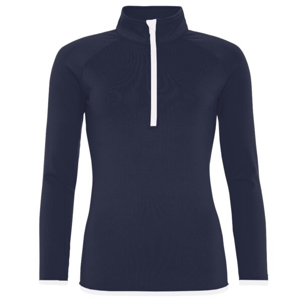 AWDis Ladies Cool Half Zip Sweat Top Thumbnail