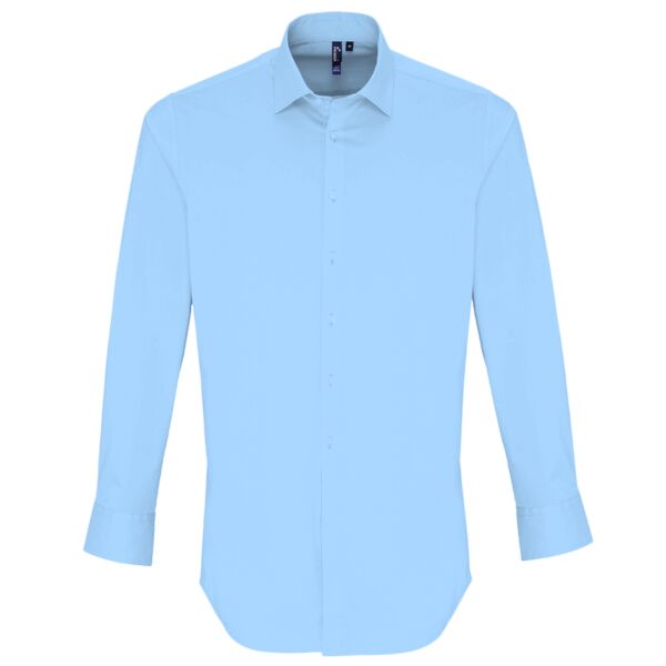 Premier Long Sleeve Stretch Fit Poplin Shirt Thumbnail