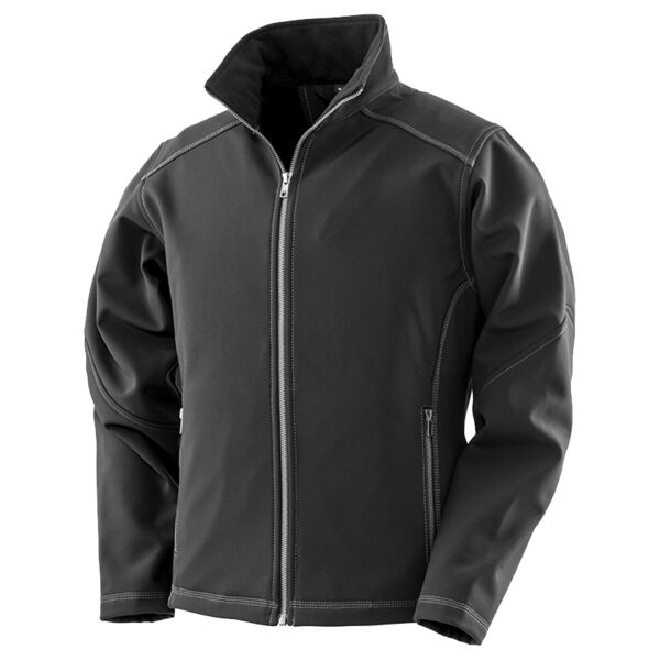 Result Work-Guard Ladies Treble Stitch Soft Shell Jacket Thumbnail